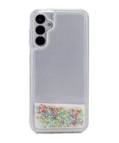 iLike Galaxy A54 5G Silicone Case Water Glitter Samsung Rainbow