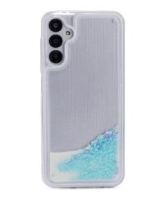 iLike Galaxy A34 5G Silicone Case Water Glitter Samsung Blue