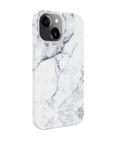 Evelatus iPhone 15 Premium Silicone case Customized Print Apple White