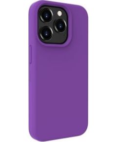 Evelatus iPhone 15 Pro Premium Magsafe Soft Touch Silicone Case Apple Deep Purple