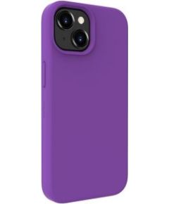 Evelatus iPhone 15 Plus Premium Soft Touch Silicone Case Apple Deep Purple