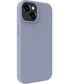 Evelatus iPhone 15 Premium Soft Touch Silicone Case Apple Lavender Gray