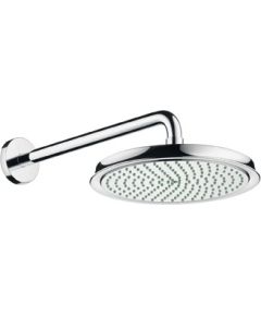 Hansgrohe dušas galva ar turētāju Raindance Classic 240 Air 1jet, no sienas, hroms