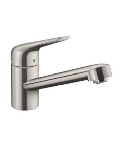 Hansgrohe virtuves izlietnes maisītājs Focus M42 120 1 jet, stainless steel optic