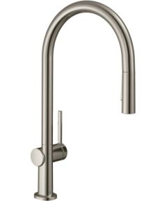 Hansgrohe virtuves izlietnes maisītājs ar izvelkamu dušu Talis M54 210 1jet, stainless steel + sBox