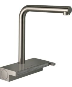 Hansgrohe virtuves izlietnes maisītājs ar izvelkamu dušu Aquno Select M81 250 2jet, stainless steel + sBox