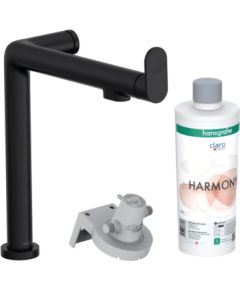 Hansgrohe virtuves izlietnes maisītājs Aqittura M91 FilterSystem 240, matēts melns