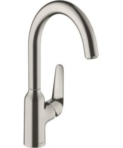 Hansgrohe virtuves izlietnes maisītājs M421-H220, stainless steel optic