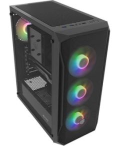 Natec FURY SHOBO SH4F RGB MIDI TOWER WITH WINDOW BLACK