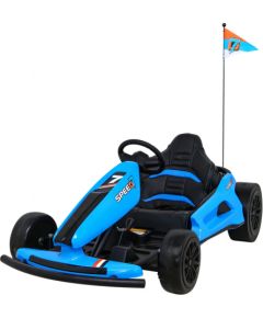 Vienvietīgs elektriskais Speed 7 Drift King  kartings bērniem, zils