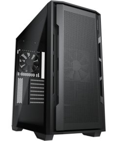 COUGAR | Uniface Black| PC Case | Mid Tower / Mesh Front Panel / 2 x ARGB Fans / TG Left Panel