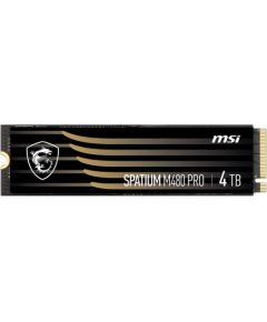 Dysk SSD MSI SPATIUM M480 PRO 4TB PCIe 4.0 NVMe M.2 2280 3D NAND