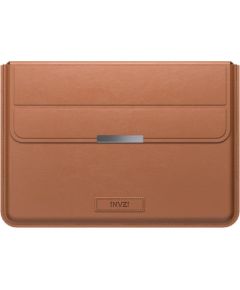 INVZI Leather Case / Cover with Stand Function for MacBook Pro/Air 15"/16" (Brown)