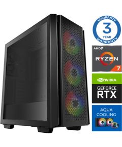 INTOP AQUA Ryzen 7 7700X 32GB DDR5 500SSD M.2 NVME RTX3050 6GB no-OS