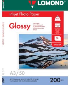 Lomond Photo Inkjet Paper Glossy 200 g/m2 A3, 50 sheets