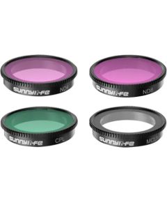 Set of 4 filters MCUV+CPL+ND4+ND8 Sunnylife for Insta360 GO 3/2