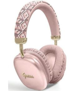 Guess   Gcube Metallic Script Logo Bluetooth Pink