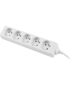 LANBERG POWER STRIP 1.5M WHITE, 5X 230V PL