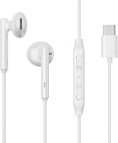 Joyroom JR-EC05 USB-C in-ear headphones - white