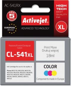 Activejet Ink cartridge AC-541RX (replacement for Canon CL-541XL; Premium; 18 ml; color)