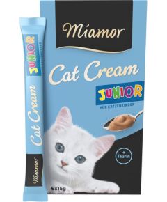 MIAMOR Cat Cream Junior - cat treats - 6 x 15g