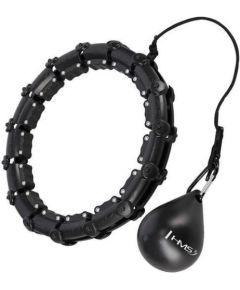 HHW11 PLUS SIZE HULA HOOP BLACK WITH WEIGHT HMS