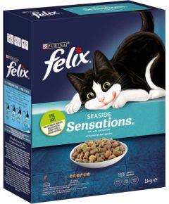 PURINA Felix Seaside Sensations Salmon - dry cat food - 1kg