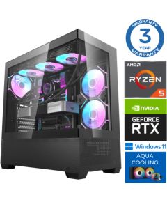 INTOP AQUA Ryzen 5 7600X 16GB DDR5 1TB SSD M.2 NVME RTX4060 8GB WIN11Pro