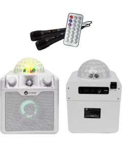 Portable Speaker N-GEAR DISCO BLOCK 410 WHITE White Wireless Bluetooth DISCOBLOCK410W