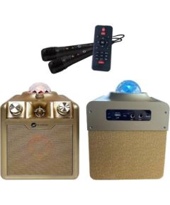 Portable Speaker N-GEAR DISCO STAR 710G Gold Wireless Bluetooth DISCOSTAR710G