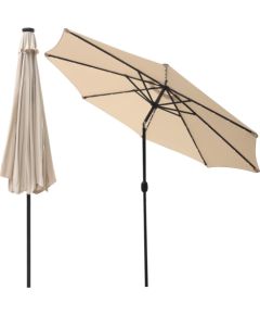 Saska Garden PARASOL OGRODOWY Z OŚWIETLENIEM LED 300CM BEŻOWY