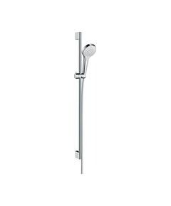 Hansgrohe Rokas dušas komplekts Croma Select S Vario, 900 mm, EcoSmart 9 l/min, balts/hroms