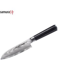 Samura Универсальный кухонный нож Santoku 145 мм из стали AUS 10 Damascus 61 HRC (67 слоев)