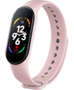 iWear SM7 Fitnesa IP67 Aproce 0.96'' TFT ar HR & Asinsspiediena mēr. / Soc. tīkli / Miega monitoru Rozā