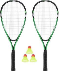 Crossminton set NILS NRS001 2 rackets + darts + case green