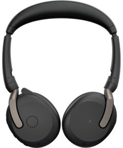 Jabra Evolve2 65 Flex Duo, headset (black, stereo, UC, USB-C, Link380c)