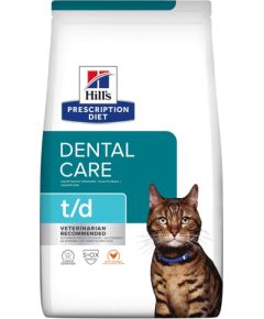 HILL'S PRESCRIPTION DIET Feline t/d Dry cat food Chicken 1,5 kg