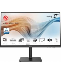 MSI Modern MD272QP 68.6 cm (27") 2560x1440 px Quad HD LED Black