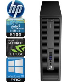 HP 600 G2 SFF i3-6100 8GB 256SSD GT1030 2GB WIN10Pro