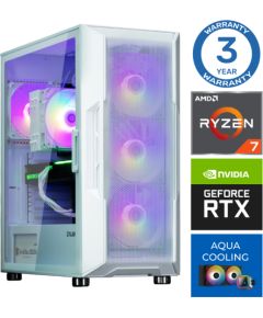 INTOP AQUA Ryzen 7 7700X 64GB DDR5 1TB SSD M.2 NVME RTX4060Ti 8GB no-OS