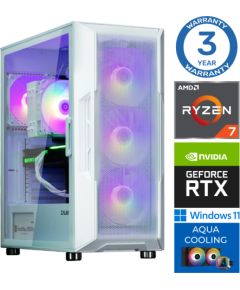 INTOP AQUA Ryzen 7 7700X 32GB DDR5 500SSD M.2 NVME RTX4060 8GB WIN11Pro