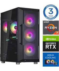 INTOP AQUA Ryzen 7 7700X 64GB DDR5 500SSD M.2 NVME RTX4060Ti 8GB no-OS