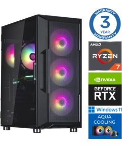 INTOP AQUA Ryzen 7 7700X 32GB DDR5 500SSD M.2 NVME RTX3060 12GB WIN11Pro