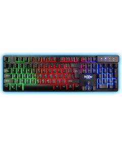 Foxxray Vanish Silent Keyboard Wired, Black