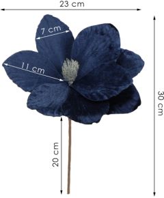 Magnolijas zieds dekorācija Springos  CA1232 20cm