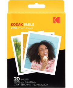 Kodak photo paper Zink 3x4 20 sheets