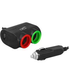 Lamex LTC LXAS10 Automašīnas Auto Lādētājs 2gn / USB 1.2A / 120W / 12-24V