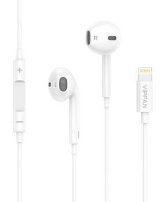 Wired in-ear headphones Vipfan M09 (white)