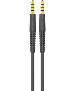 AUX cable mini jack 3.5mm to mini jack 3.5mm Budi, 1.2m (black)