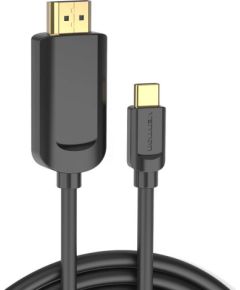 Cable USB-C to HDMI 1.4 Vention CGUBG 4K 30Hz 1,5m (black)